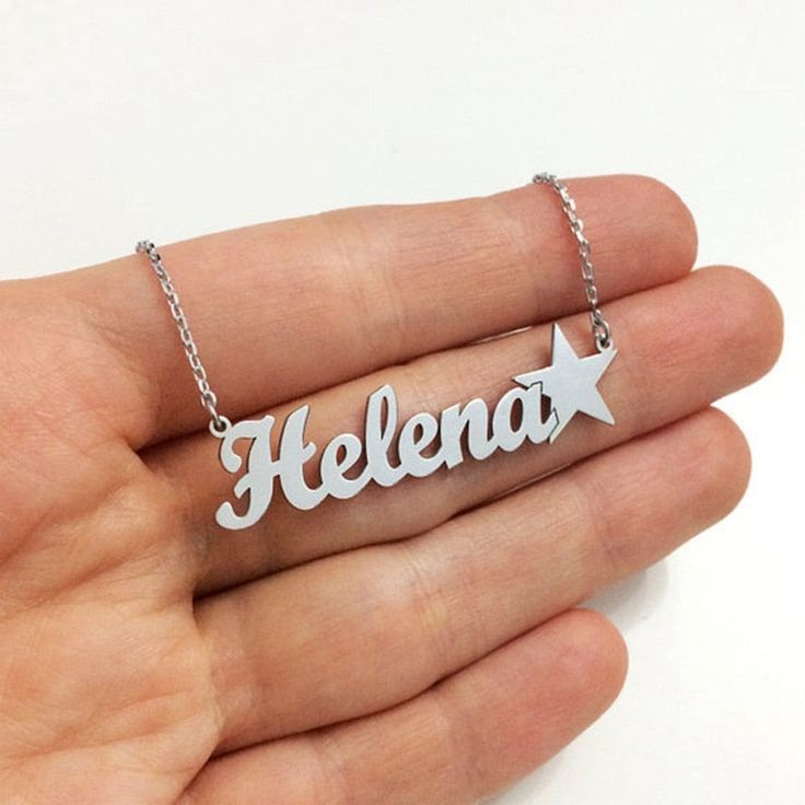 Custom Name & Star Necklace