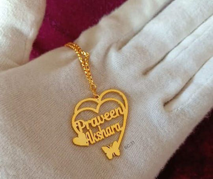 Heart with Name Necklace