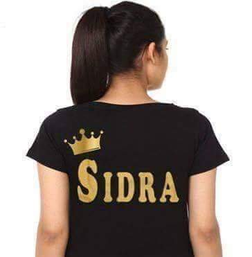 "Customized Foil Name Printing T-Shirt: Personalized Designs and Vibrant Colors for Unique Style Statements"